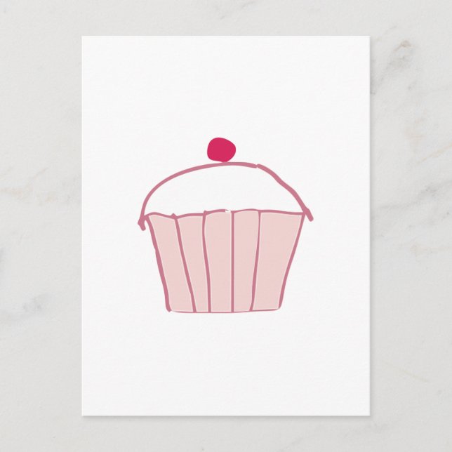 Carte Postale Cupcake (Devant)