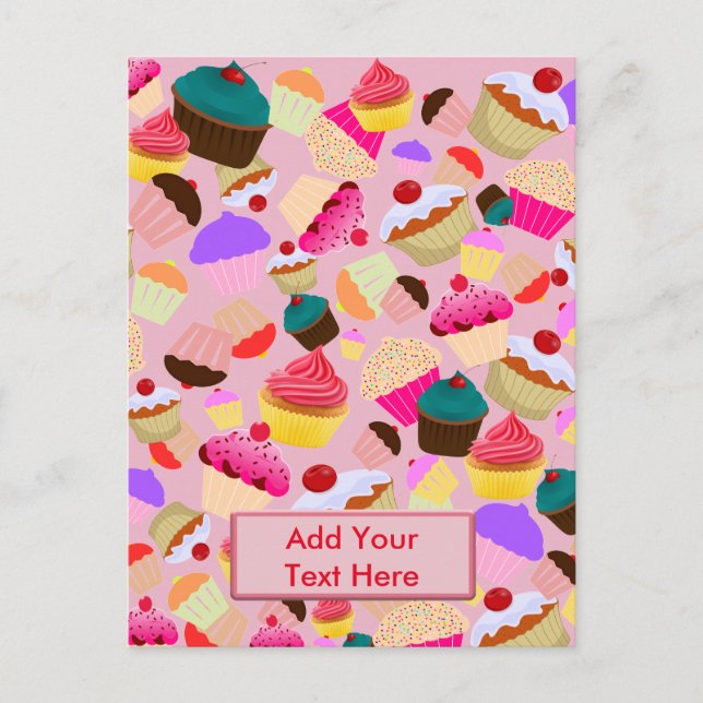 Carte Postale Cupcake (Devant)