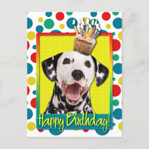Carte Postale Cupcake anniversaire - Dalmatie
