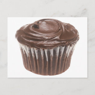 Carte Postale Cupcake au chocolat