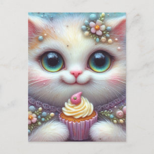 Carte postale Cupcake Kitty