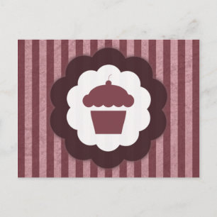Carte Postale cupcake vintage