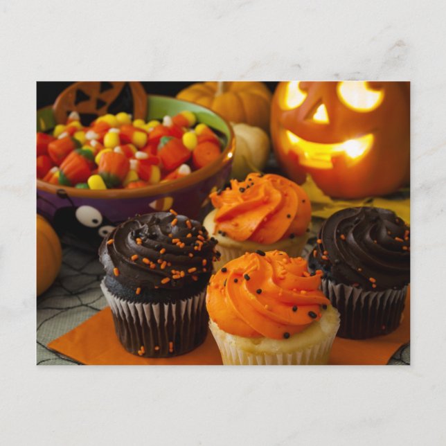 Carte Postale Cupcakes d'Halloween (Devant)