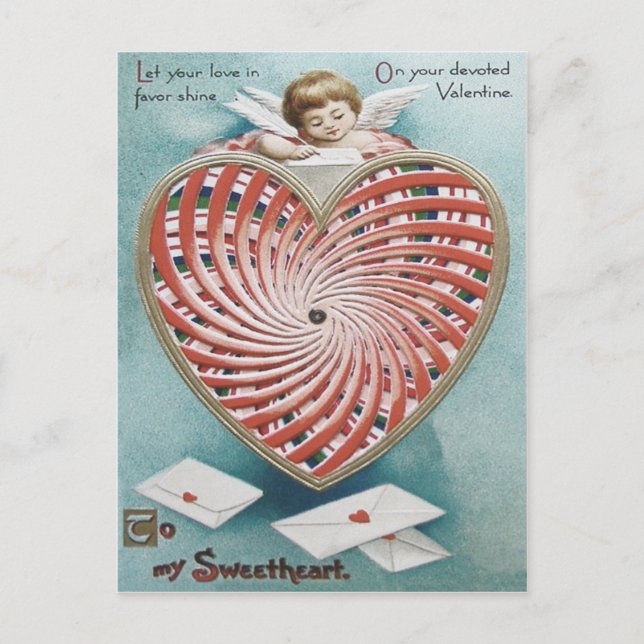 Carte Postale Cupid Cherub Angel Kaleidoscope (Devant)
