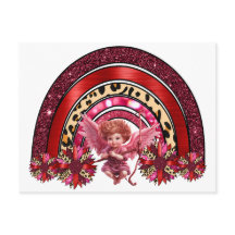 Cupidon arc-en-ciel Saint-Valentin amour arc flèch