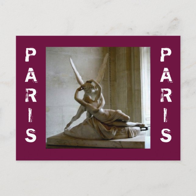 Carte Postale Cupidon + Psyché (Devant)