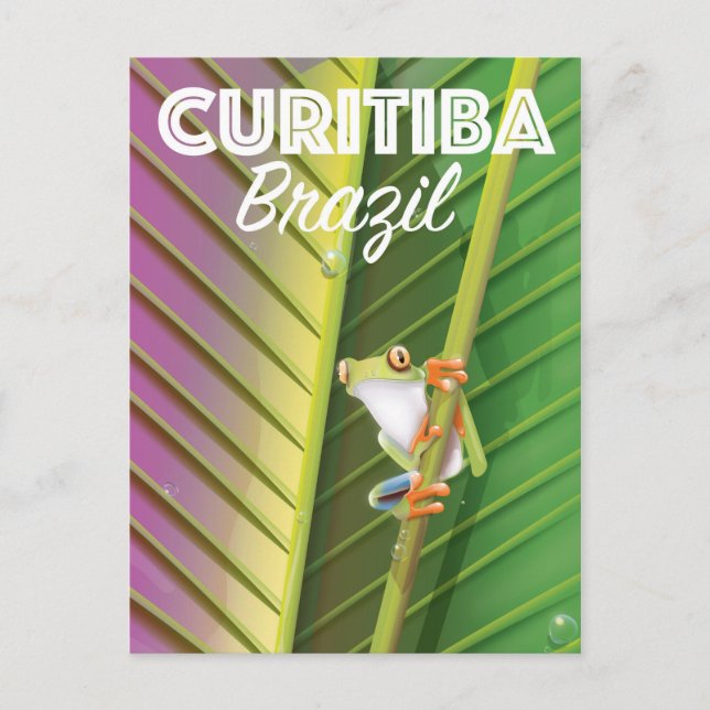 Carte Postale Curitiba, Brésil poster Voyage (Devant)