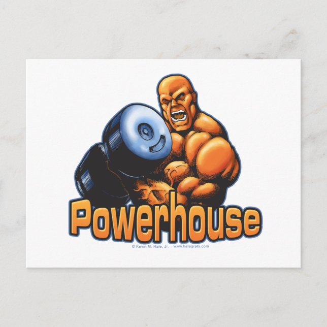Carte Postale Curl Powerhouse (Devant)