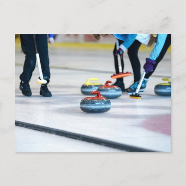 Carte Postale Curling (Devant)