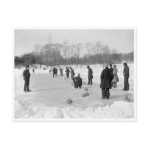 Curling à Central Park, New York
