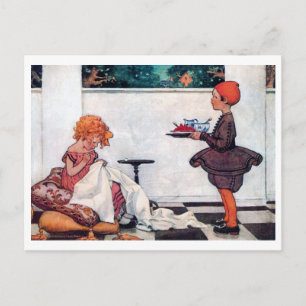 Carte Postale Curly Girl, Jessie Willcox Smith