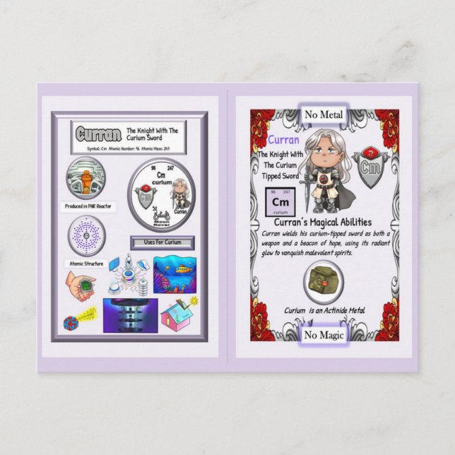 Carte Postale Curran - Épée Curium du chevalier (Devant)