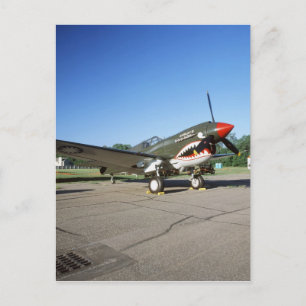 Carte Postale Curtiss P-40 Warhawk, au Minnesota CAF Air Show
