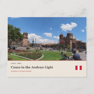 Carte Postale Cusco dans la lumière andine