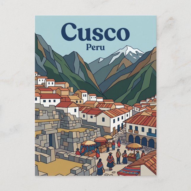 Carte Postale Cusco Pérou (Devant)
