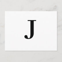 Custom Modern Minimalist Alphabet Design
