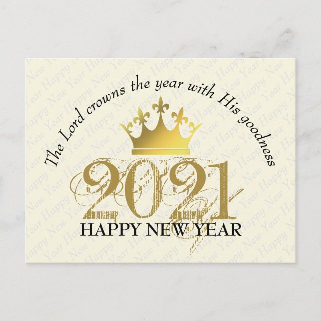 Carte Postale Custom | New year (Devant)