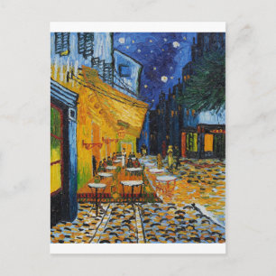Carte Postale Custom Van Gogh Café Terrasse Art Vintage