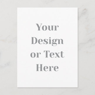 Carte Postale Customizable Your Design or Text Here Personalized