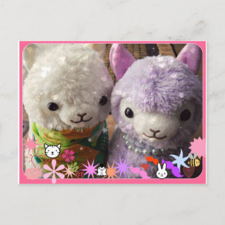Carte postale Cute Alpaca