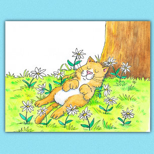 Carte Postale Cute chat