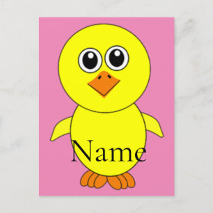 Carte Postale Cute Chick Thunder_Cove