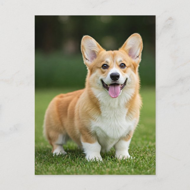 Carte postale Cute Corgi Welsh Corgi Queen (Devant)