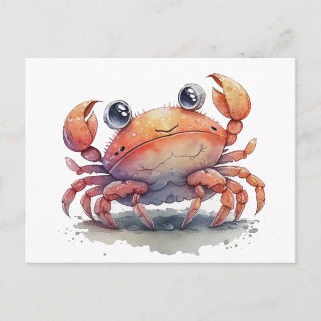 Carte postale Cute Crab (Devant)