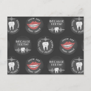 Carte Postale Cute Dentist Pattern
