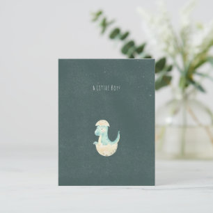 Carte Postale Cute Dinosaur Baby Boy Son Little Brother