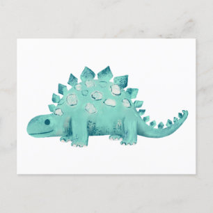 Carte Postale Cute Dinosaur Stegosaurus