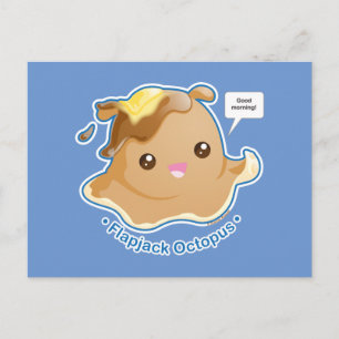 Carte Postale Cute Flapjack Octopus