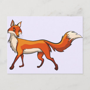 Carte Postale Cute Fox