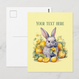 Carte Postale Cute fresh lemon customizable