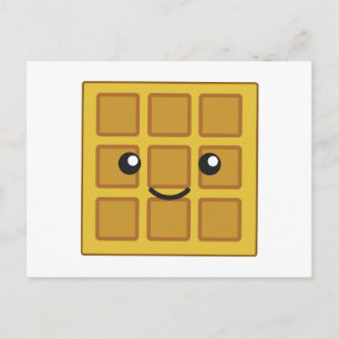 Carte Postale Cute gaufre