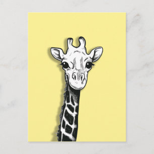 Carte Postale Cute Giraffe