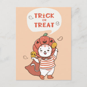 Carte Postale Cute Halloween