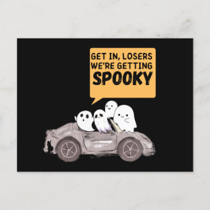 Carte Postale Cute Halloween Ghost spooktacular party