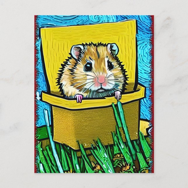 Carte postale Cute Hamster (Devant)