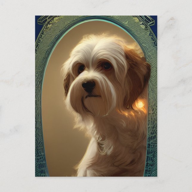 Carte postale Cute Havanais Chien Chien (Devant)