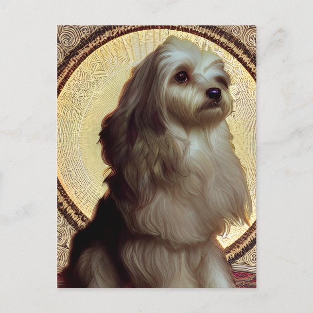 Carte postale Cute Havanais Chien Chien (Devant)