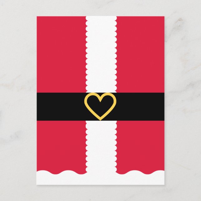 Carte Postale Cute Kids Père Noël (Devant)