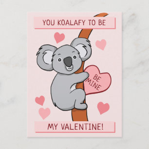 Carte Postale Cute Koala-ty Valentine
