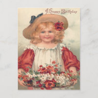 Cute Little Girl Daisy Pansy