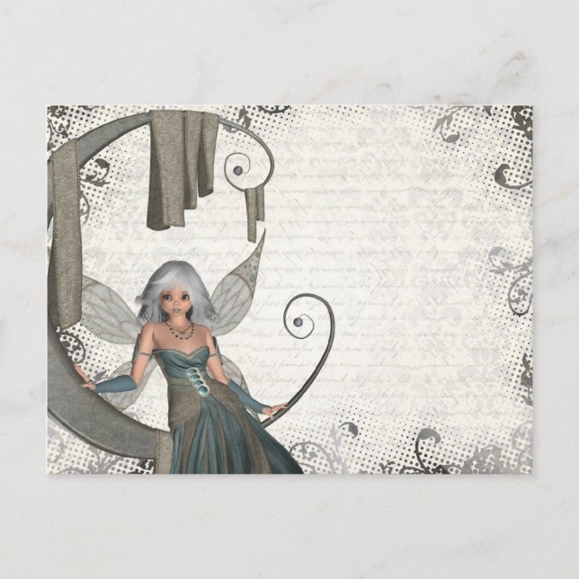 Carte Postale Cute manga fairy (Devant)