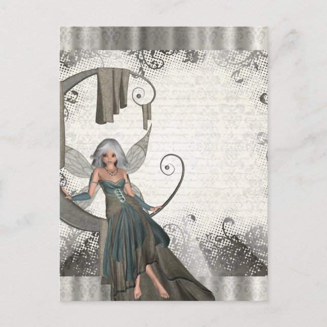Carte Postale Cute manga fairy (Devant)