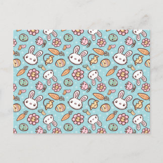 Carte Postale Cute Motif Bunny