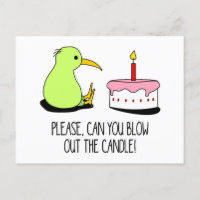 Cute Nouvelle-Zélande Kiwi Anniversaire Gâteau