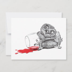 Carte Postale Cute Owl