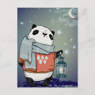 Carte Postale Cute Panda